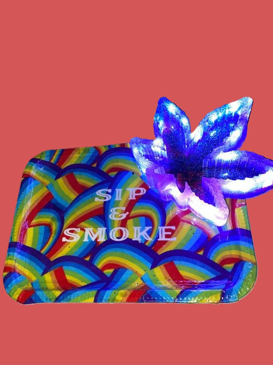 Rolling Tray and Light Up Ash Tray