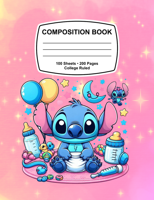 baby stitch composition notebook
