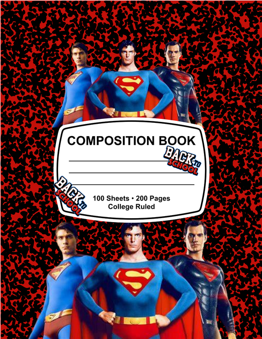 superman composition notebook