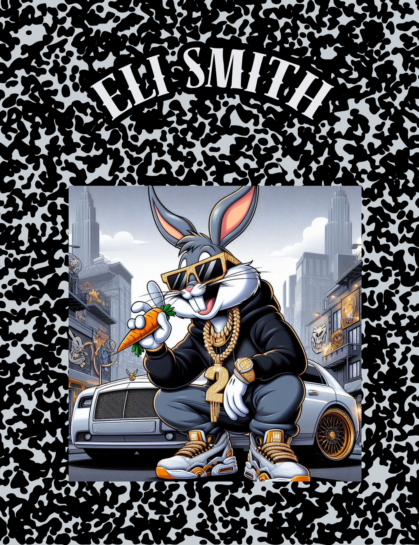 Custom Notebook Bugz Bunny