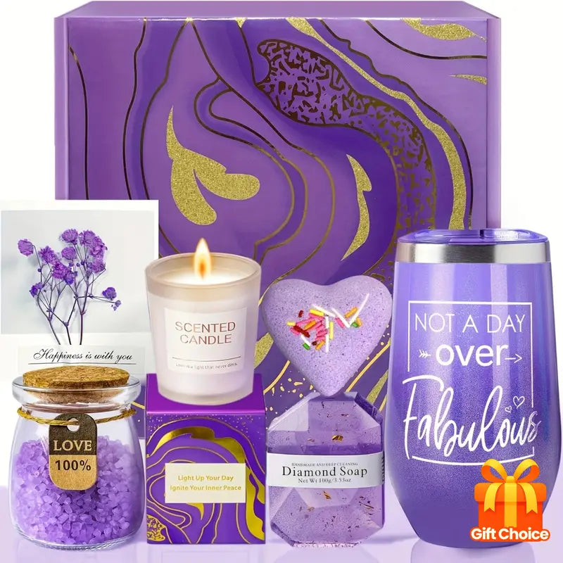 Lavendar Relaxing Spa Gift Basket
